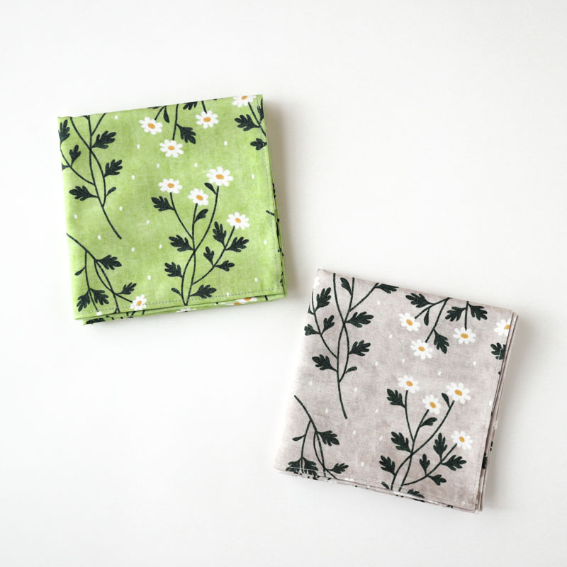ハンカチ〈マトリカリア〉｜綿ツイル